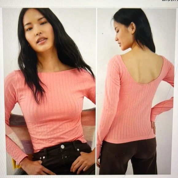 Anthropologie Aidy Scoopback Top - Picture 1 of 3